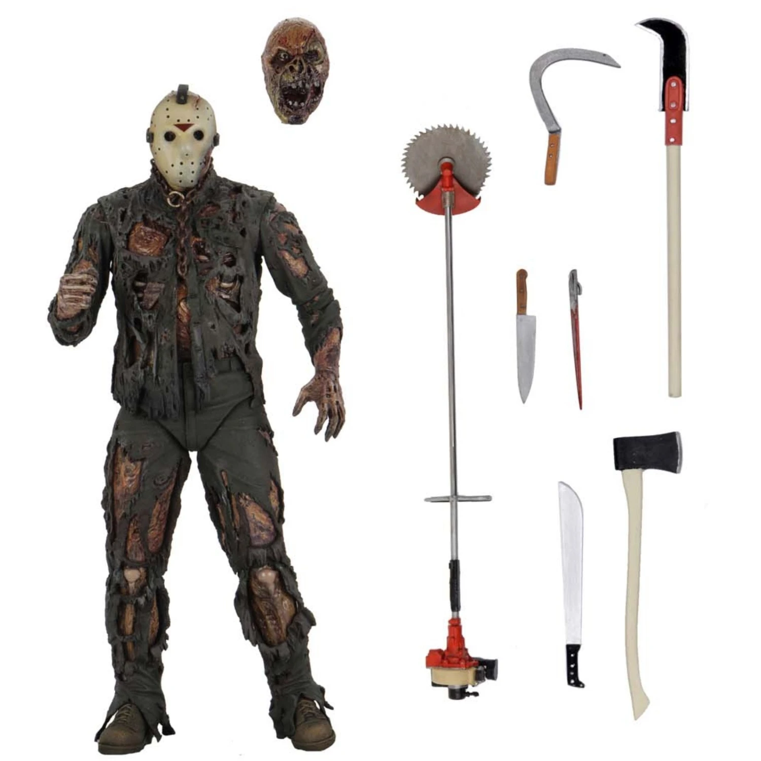NECA Friday The 13th Part 7 New Blood Ultimate Jason 7 Inch Action Figure 4 NECA Friday The 13th Part 7 New Blood Ultimate Jason 7 Inch Action Figure - Image 2