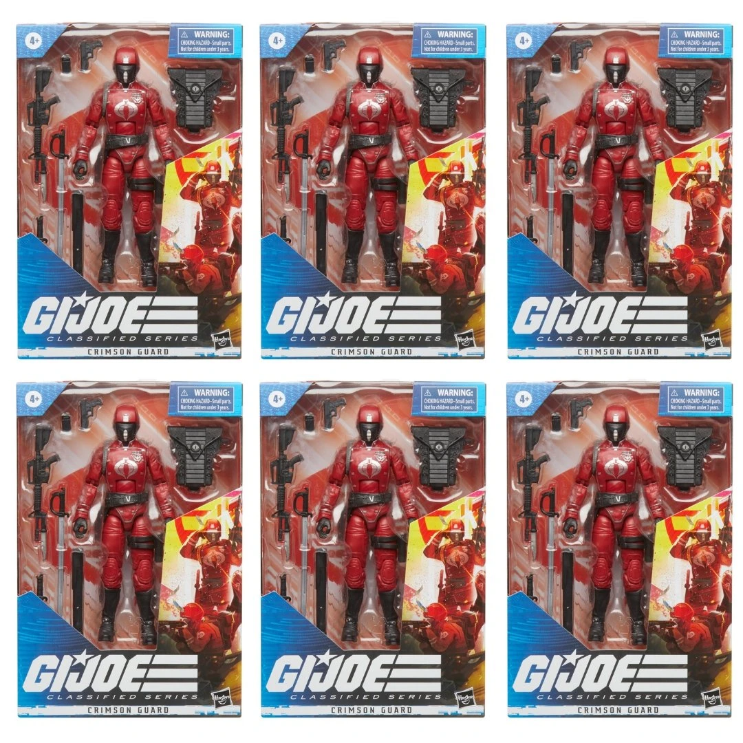 Hasbro G.I. Joe Classified Crimson Guard ARMY BUILDER SET OF 6 3 Hasbro G.I. Joe Classified Crimson Guard ARMY BUILDER SET OF 6