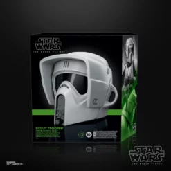 Hasbro Star Wars The Black Series Biker Scout Helmet 17 Hasbro Star Wars The Black Series Biker Scout Helmet -NERDZOIC Sales F6911 PROD SW BL PETER ELEC HELMET Front Online 2000SQ