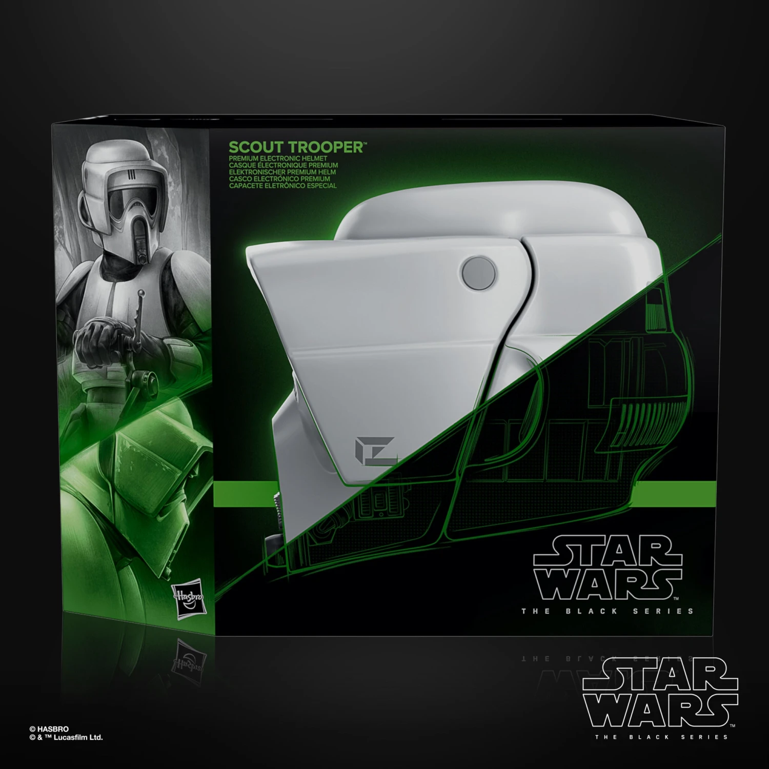 Hasbro Star Wars The Black Series Biker Scout Helmet 10 Hasbro Star Wars The Black Series Biker Scout Helmet - Image 8