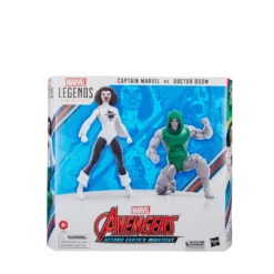 Hasbro Marvel Legends Captain Marvel Vs. Doctor Doom (2-Pack) -NERDZOIC Sales F70865L00 pkg 23 Online 2000SQ 474445