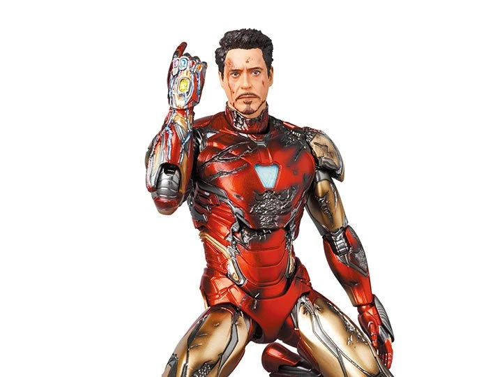 Medicom Avengers: Endgame MAFEX No.195 Iron Man Mark 85 (Battle Damaged) 7 Medicom Avengers: Endgame MAFEX No.195 Iron Man Mark 85 (Battle Damaged) - Image 5