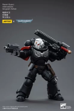 Joy Toy Warhammer 40k Raven Guard Intercessors Sergeant Ashan (1/18 Scale) -NERDZOIC Sales ashan4