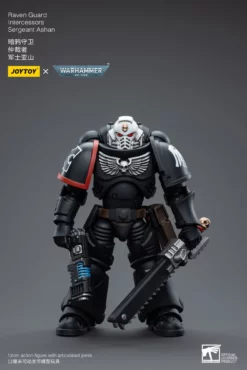 Joy Toy Warhammer 40k Raven Guard Intercessors Sergeant Ashan (1/18 Scale) -NERDZOIC Sales ashan8
