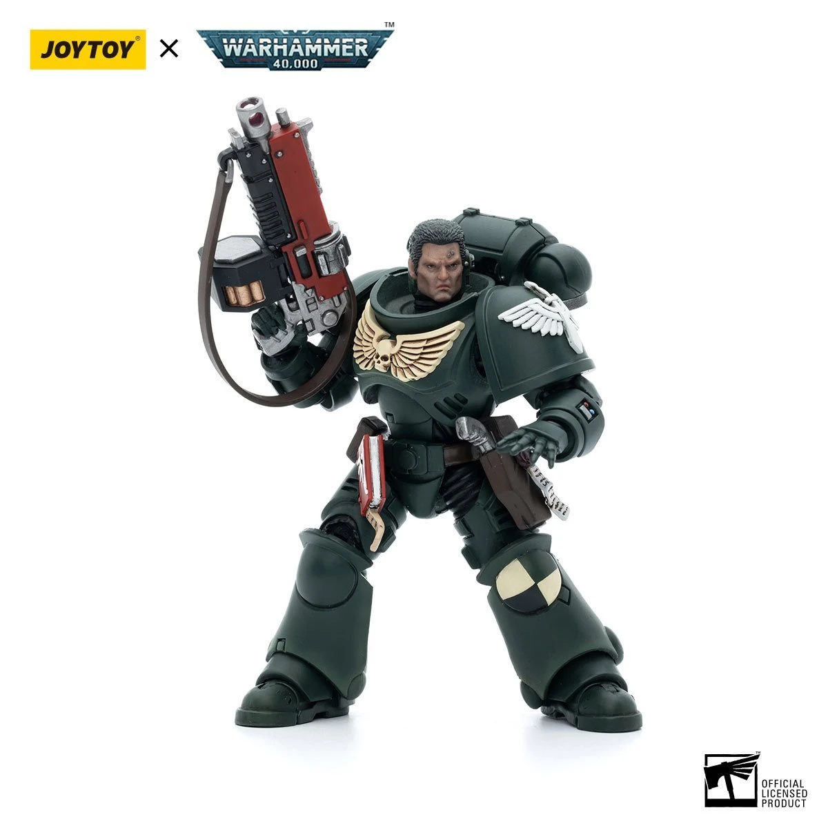 Joy Toy Warhammer 40k Dark Angels Intercessors Brother Asharr (1/18 Scale) 8 Joy Toy Warhammer 40k Dark Angels Intercessors Brother Asharr (1/18 Scale) - Image 6