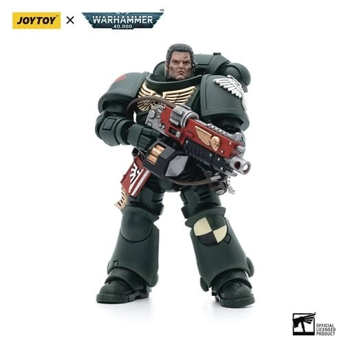 Joy Toy Warhammer 40k Dark Angels Intercessors Brother Asharr (1/18 Scale) 9 Joy Toy Warhammer 40k Dark Angels Intercessors Brother Asharr (1/18 Scale) - Image 7