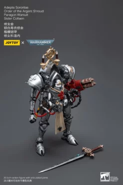 Joy Toy Warhammer 40k Adepta Sororitas Battle Sisters Order Of The Argent Shroud Paragon Warsuit Sister Collaen (1/18 Scale) -NERDZOIC Sales collaen7