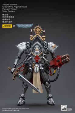 Joy Toy Warhammer 40k Adepta Sororitas Battle Sisters Order Of The Argent Shroud Paragon Warsuit Sister Collaen (1/18 Scale) -NERDZOIC Sales collaen8