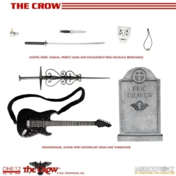 The Crow Mezco One:12 Collective Action Figure -NERDZOIC Sales crow13 682611