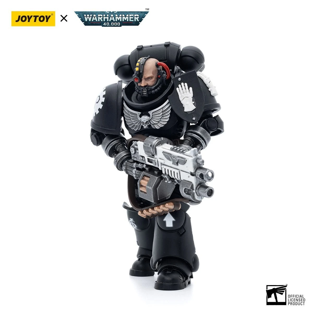Joy Toy Warhammer 40k Iron Hands Intercessors Brother Ignar (1/18th Scale) 3 Joy Toy Warhammer 40k Iron Hands Intercessors Brother Ignar (1/18th Scale)