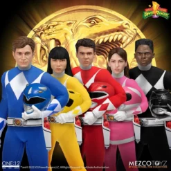 Mighty Morphin Power Rangers Mezco One:12 Collective Deluxe Box Set -NERDZOIC Sales power13 188981