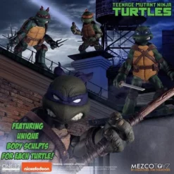 Teenage Mutant Ninja Turtles Deluxe Mezco One:12 Collective Boxed Set -NERDZOIC Sales teenage14